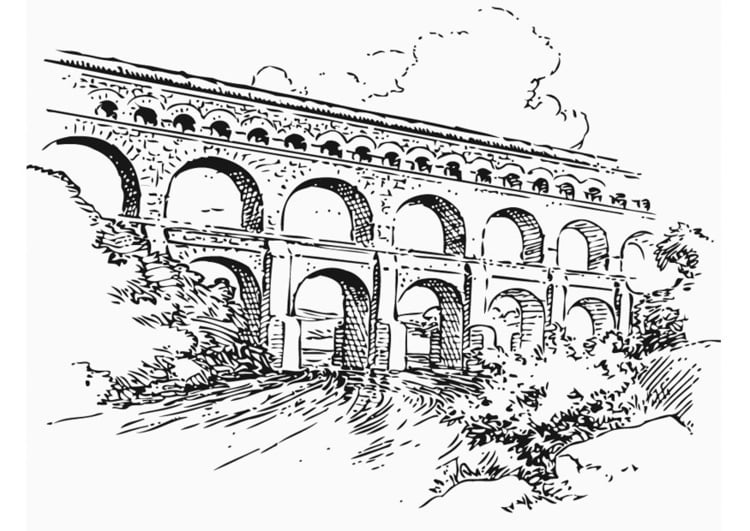 Dessin de l'Aqueduc